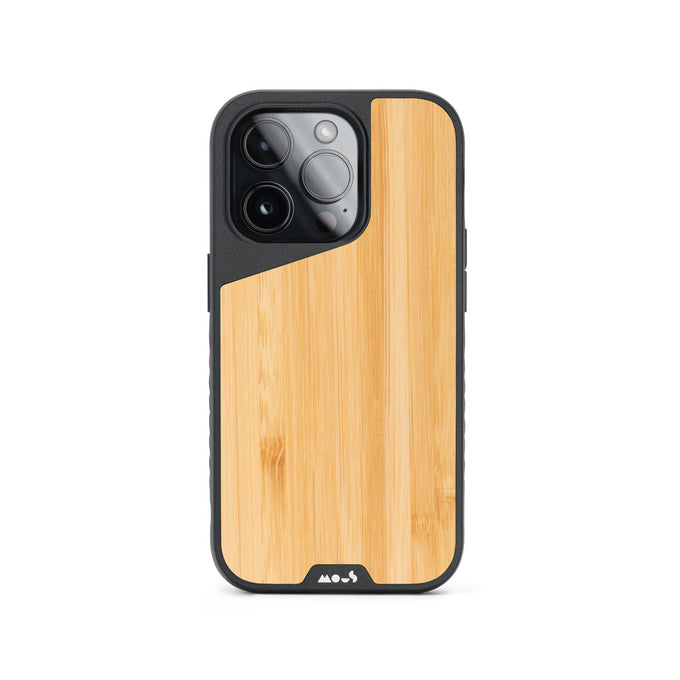 Mous - Case for iPhone 14 Pro Max - Bamboo - Limitless 5.0 - iPhone 14 Pro  Max Case MagSafe Compatible - iPhone 14 Pro Max Phone Case Shockproof