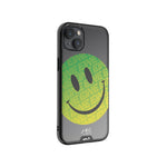 Clear Transparent iPhone Case Ben Eine Green Smiley Face Qi | iPhone 14,iPhone 14 Plus,iPhone 15,iPhone 15 Plus