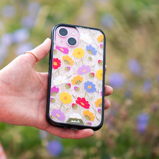 Mous Phone Case Clear Floral Pattern Flowers