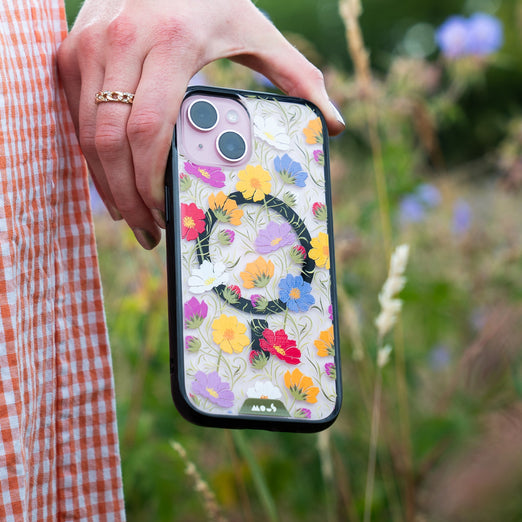 Mous Phone Case Clear Floral Pattern Flowers