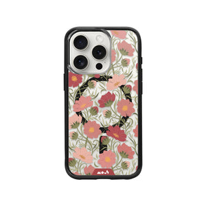 Flowers MagSafe® Compatible Printed Phone Case – Cosmos Pink - Clarity 2.0