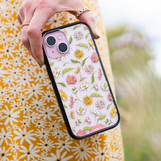 Mous Phone Case Clear Floral Pattern Flowers