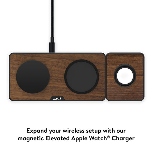 Walnut Charging Station with Qi2