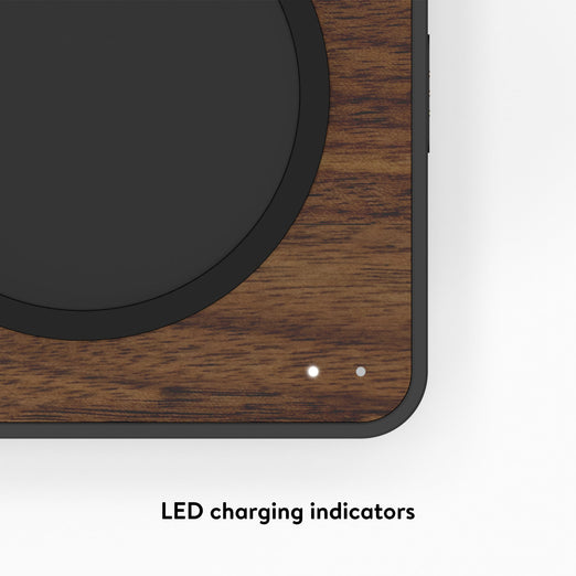 Walnut Charging Station with Qi2