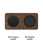 Walnut Charging Station with Qi2