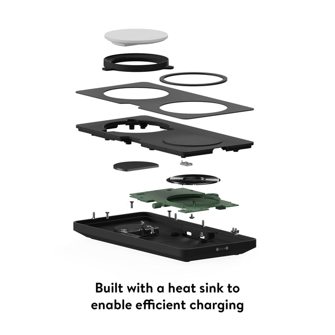 Mous  Matte Black Charging Station with MagSafe®