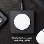 Revolutionary super-fast charging pad: Transform the way you power up. Effortlessly charge your devices at blazing speeds with this cutting-edge charging pad. 