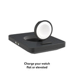 Precision-designed Apple Watch charger for an elevated charging experience. Seamlessly combining style and functionality, this purpose-built dock ensures easy, seamless charging.