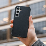 Explore the advanced MagSafe® compatible technology featured in the Black Leather Limitless 5.0 case for Galaxy S24, S24 Plus. | Galaxy S24,Galaxy S24 Plus