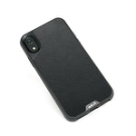 Black Leather Indestructible iPhone XR Case | iPhone XR