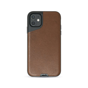 Brown Leather Phone Case - Contour